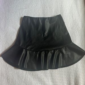 ASOS leather skirt